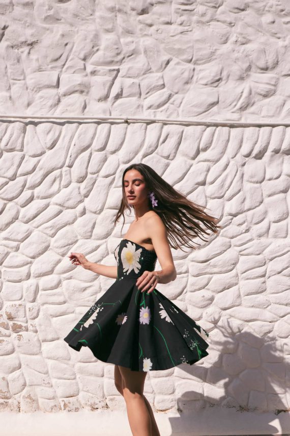 Vestido Paulette Evolucionado Estampado Lino - Imagen 6