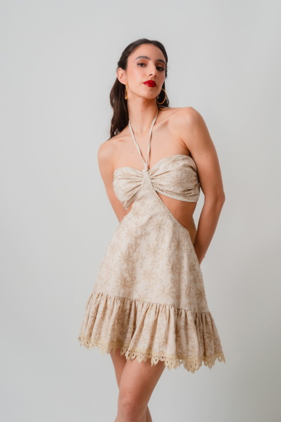 Vestido María Camila Lucie Jacquard - Imagen 3