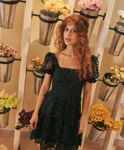 Vestido Paulette Con Mangas