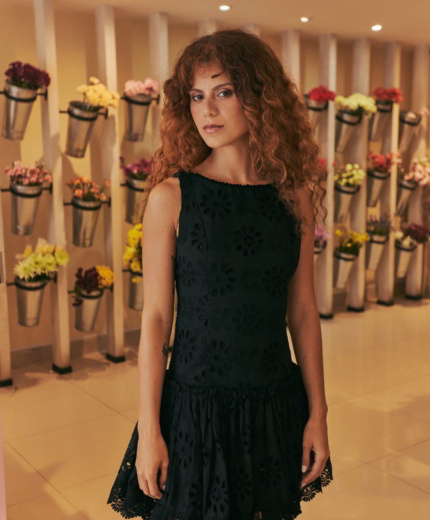 Vestido Violeta Ojalillo